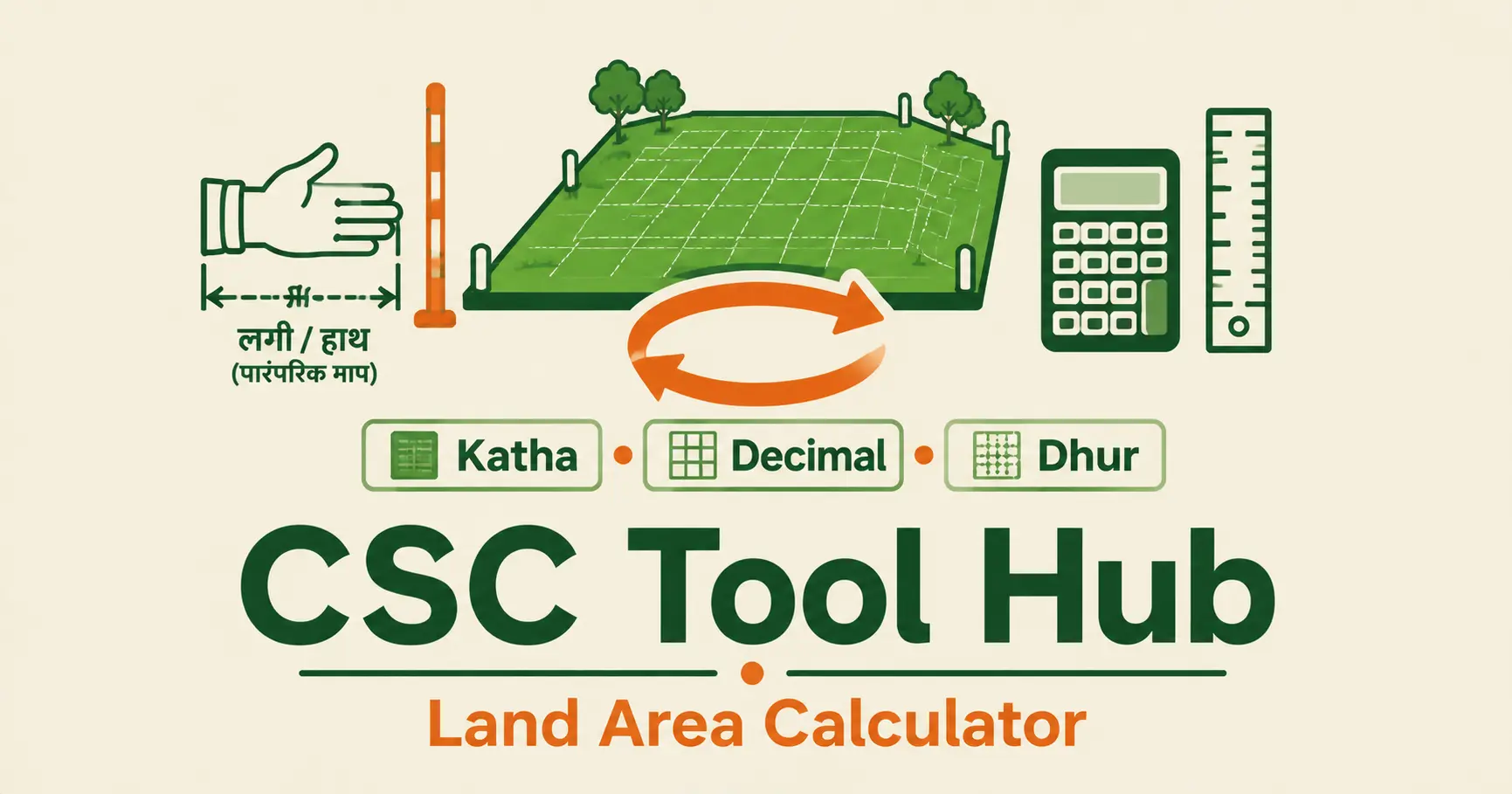 Land Area Calculator Bihar – CSC Tool Hub land measurement tool